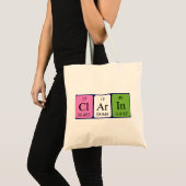 Clarin periodic table name tote bag (Front (Product))