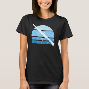 Clarinet Aesthetic Retro Clarinetist Vintage T-Shirt