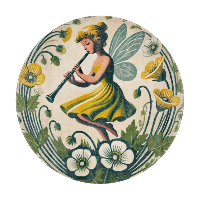Clarinet Band Class Fairy                          Cutting Board (Front)