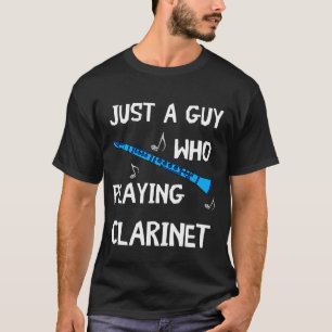 Clarinet Boys Clarinet Player Instrument Play T-Shirt