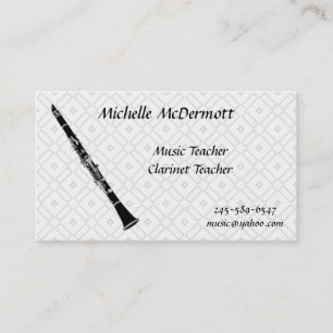 Clarinet Business Card
