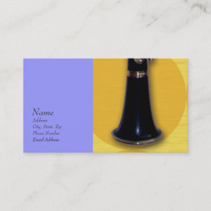 Clarinet Business Card for ClarinetCentral.com