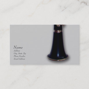 Clarinet Business Card for ClarinetCentral.com