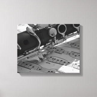Clarinet Canvas Print