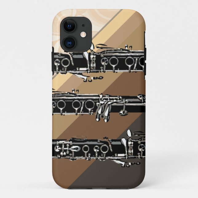 Clarinet Case-Mate iPhone Case (Back)