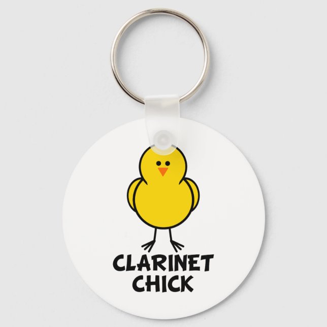 Clarinet Chick Key Ring (Front)
