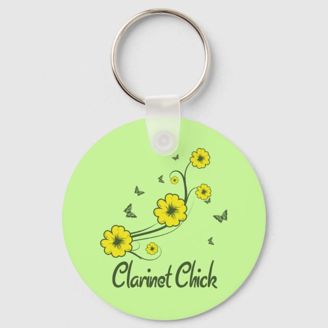 Clarinet Chick Key Ring (Front)