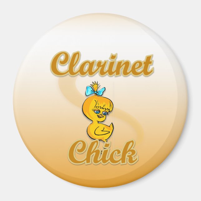 Clarinet Chick Magnet (Front)