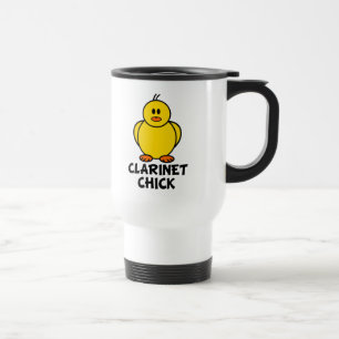 Clarinet Chick Travel Mug