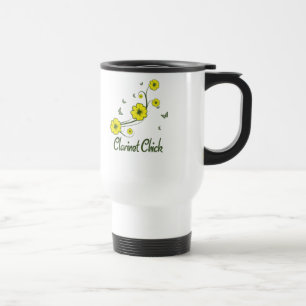 Clarinet Chick Travel Mug