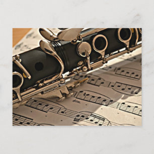 Clarinet Closeup Postcard