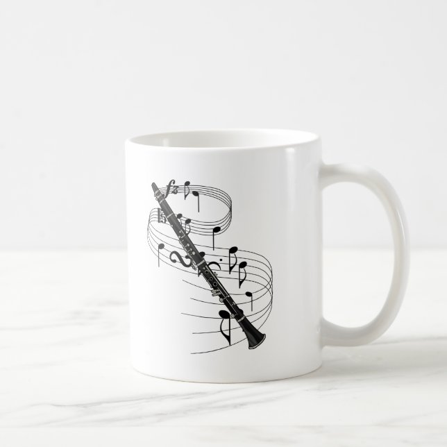 Clarinet Coffee Mug (Right)