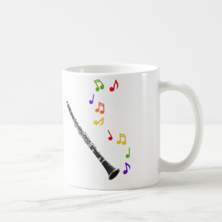 Clarinet Colourful Music Righthand Coffee Mug