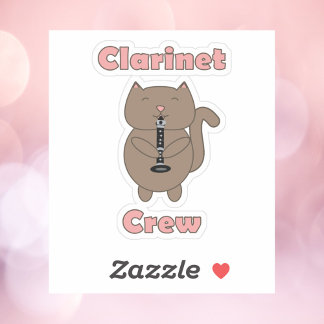 Clarinet Crew Cat Funny