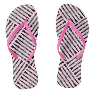 Clarinet Crosshatch Flip Flops