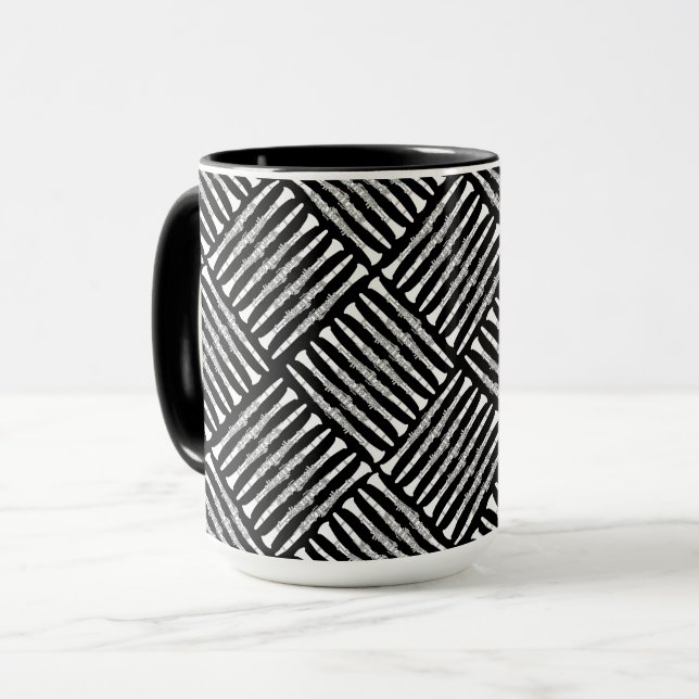 Clarinet Crosshatch Mug (Front Left)