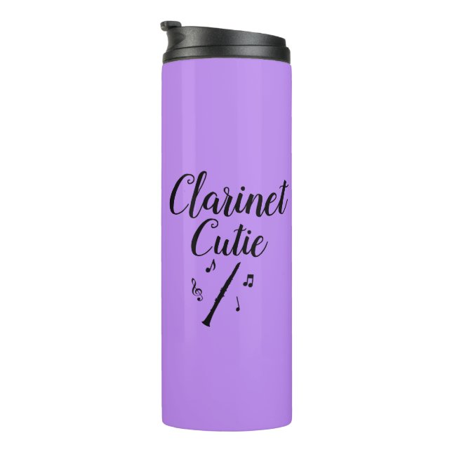 Clarinet Cutie Music Thermal Tumbler (Rotated Right)