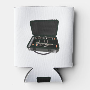 Clarinet Disassembled Inside a Suitcase Can Cooler