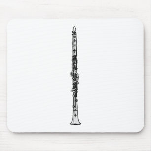 Clarinet "Drawing" Mouse Mat