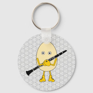 Clarinet Egghead Key Ring