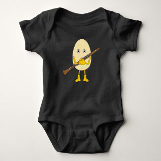 Clarinet Egghead T-Shirt Baby Bodysuit