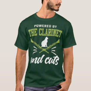 Clarinet Funny Cat Lover Clarinetist Clarinet Pla T-Shirt