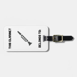 Clarinet Identification Tag