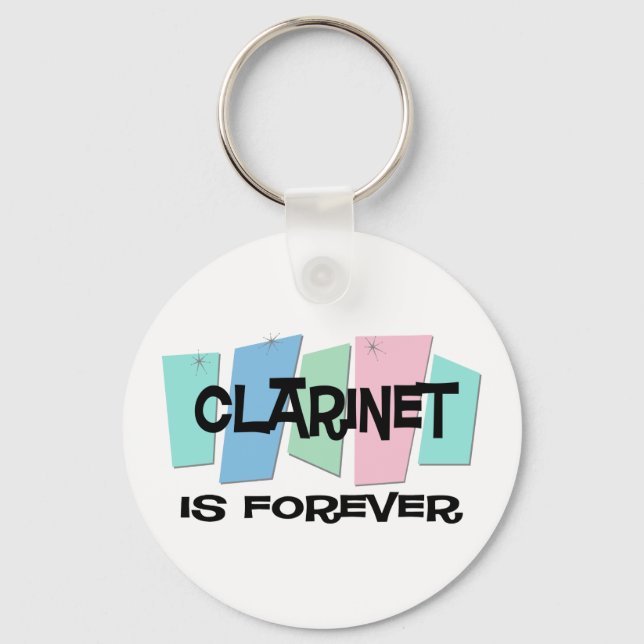 Clarinet Is Forever Key Ring (Front)