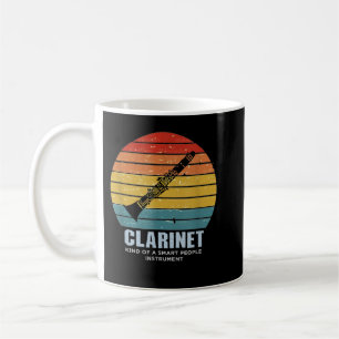 Clarinet Kind Of A Smart People Instrument Retro3 Coffee Mug