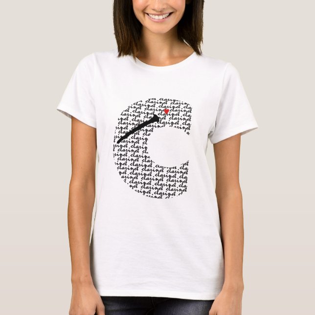 Clarinet Letter C T-Shirt (Front)