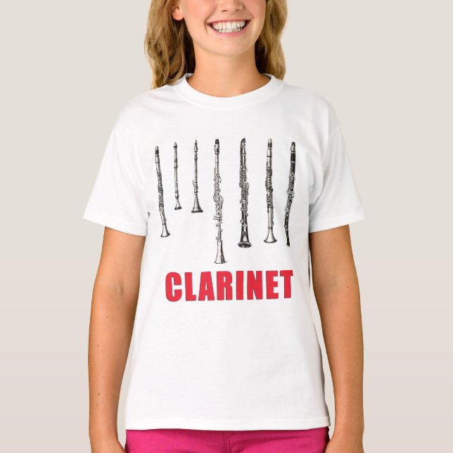 Clarinet Lineup T-Shirt (Front)