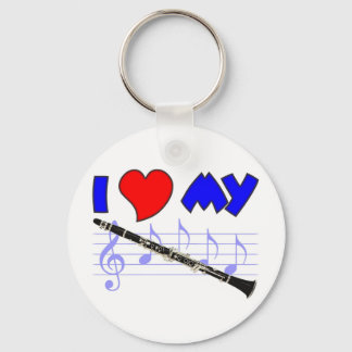 Clarinet Love Key Ring