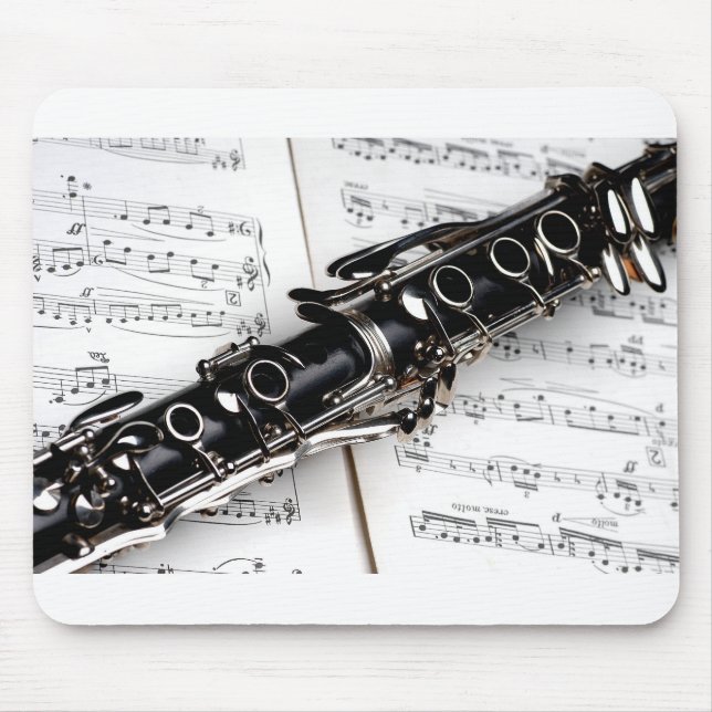 Clarinet Mouse Mat (Front)