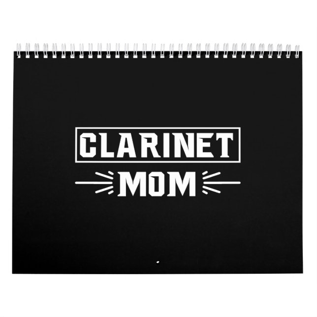clarinet mum calendar (Cover)