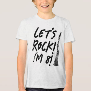 Clarinet Music Birthday Party T-shirt Tri-Blend Shirt