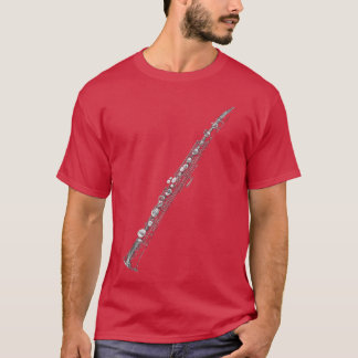 Clarinet Music Instrument Motif Art Clarinet funny T-Shirt