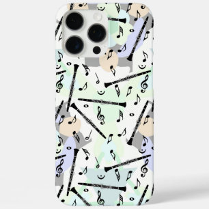 Clarinet Music Note Pattern iPhone 16 Pro Max Case