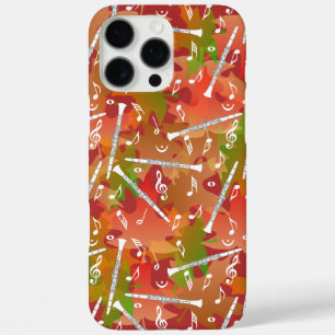 Clarinet Music Note Pattern  iPhone 16 Pro Max Case