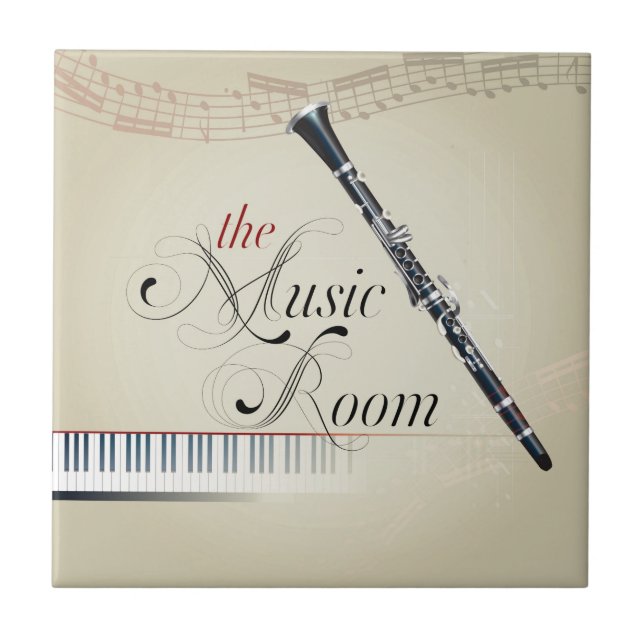 Clarinet Music Room Tile (Front)