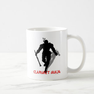 Clarinet Ninja Coffee Mug