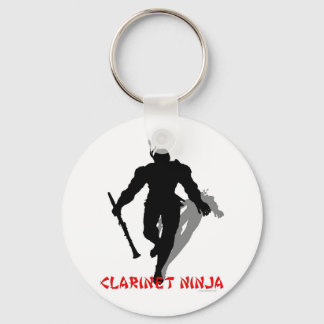 Clarinet Ninja Key Ring
