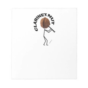 Clarinet Nut Notepad