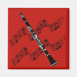 Clarinet on Red Magnet
