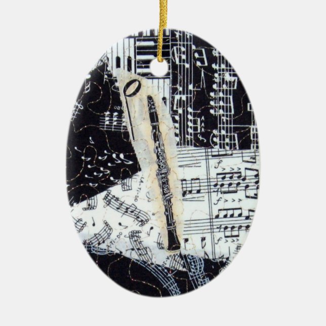 Clarinet Ornament (Front)