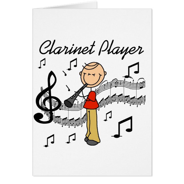 Clarinet Player Card (Front)