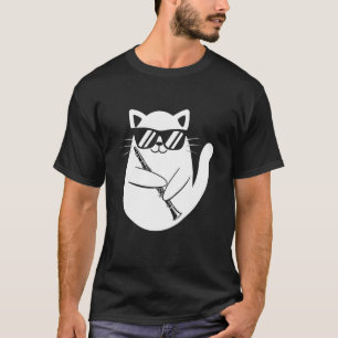 Clarinet Player - Cat Clarinetist Music Lover Marc T-Shirt