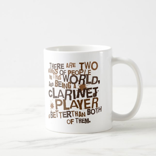 Clarinet Player (Funny) Gift Coffee Mug (Right)