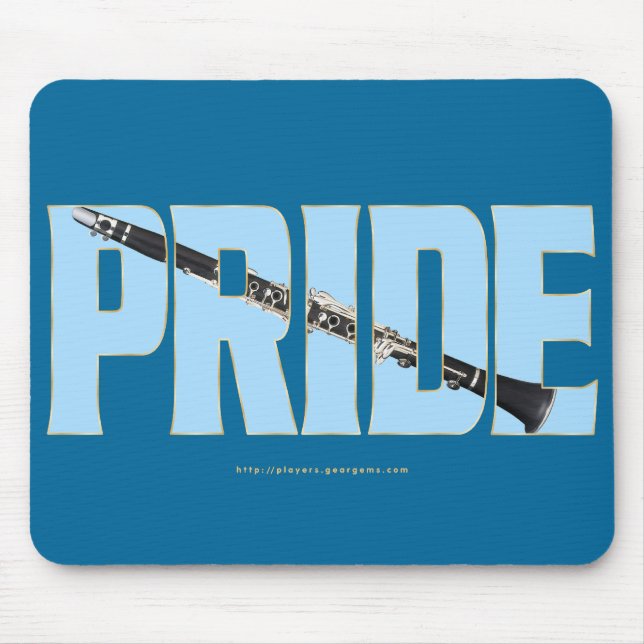 Clarinet Pride Mouse Mat (Front)