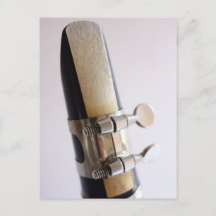 Clarinet Reed Postcard