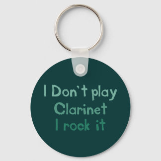 Clarinet Rock It Keychain